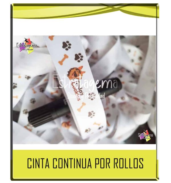 CINTA CONTINUA EN TELA POR ROLLOS