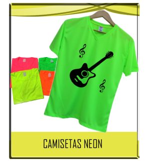 CAMISETAS NEON PERSONALIZADAS