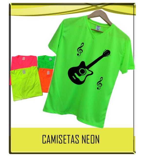 CAMISETAS NEON PERSONALIZADAS