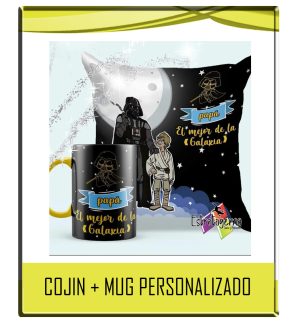 COJIN +MUG PERSONALIZADO