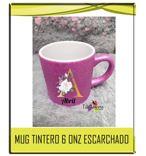 MUG TINTERO ESCARCHADO
