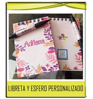 LIBRETA Y ESFERO PERSONALIZADOS