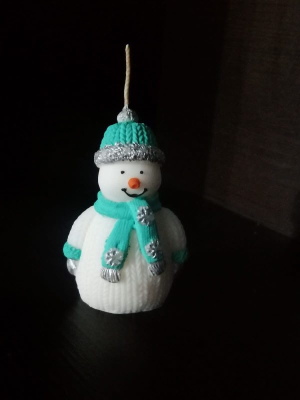 VELA MUÑECO DE NIEVE - Imagen 3