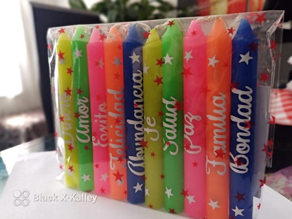 VELAS NEON PERSONALIZADAS - Imagen 2